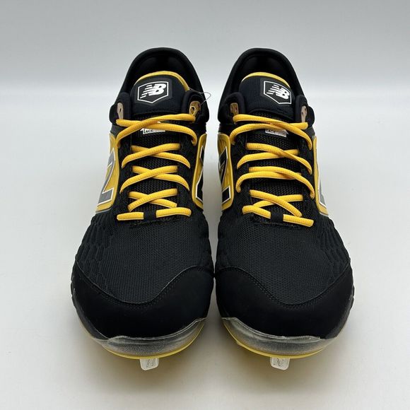 New Balance 3000v4 Mens Size 15 D Black Yellow Metal Baseball Cleats L3000BY4 - Picture 6 of 14